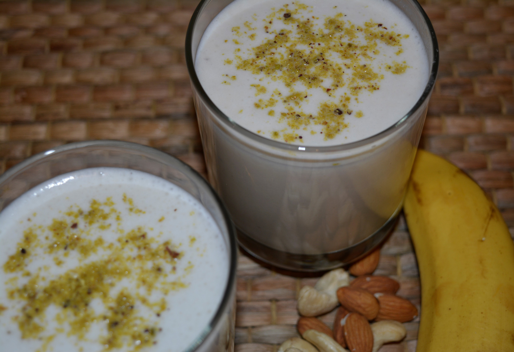 Banana Dry Fruits Milk shake